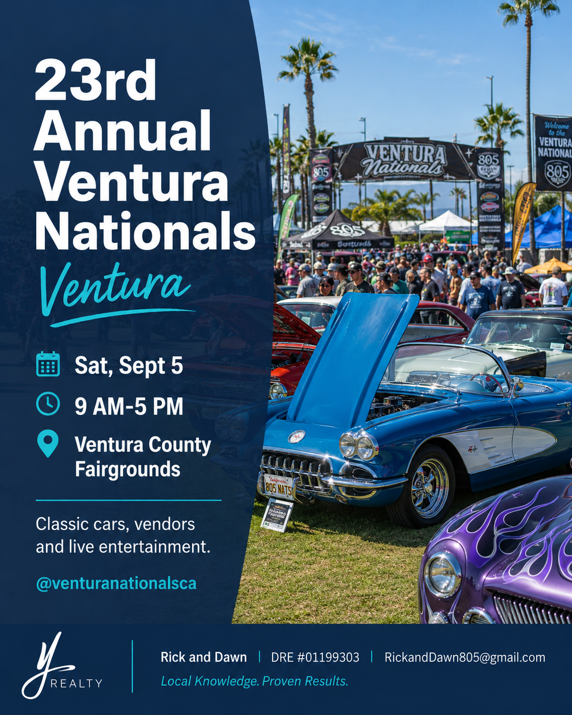 Ventura Nationals classic car show at the Ventura County Fairgrounds in Ventura California