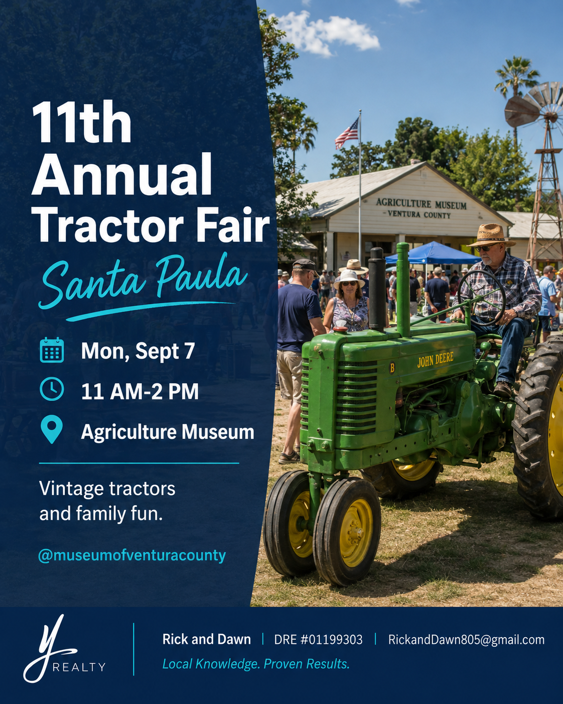Labor Day Tractor Fair at the Agriculture Museum in Santa Paula California
