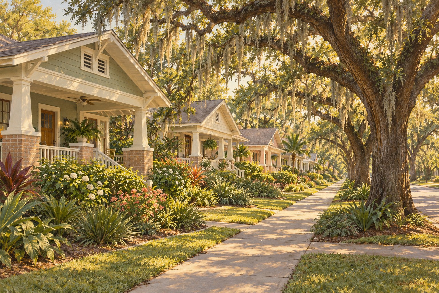 Scenic illustration of Seminole Heights