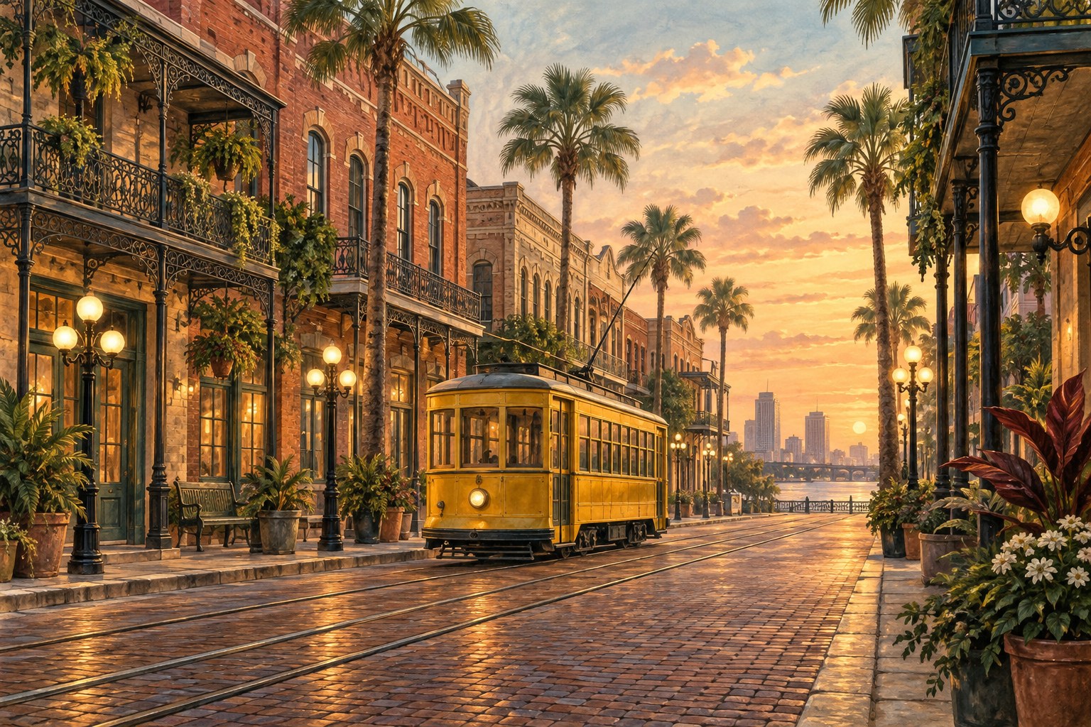Scenic illustration of Historic Ybor City