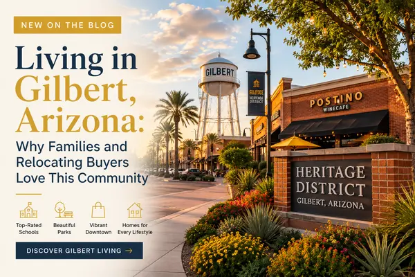 feature image of Living in Gilbert, Arizona: Why Families and Relocating Buyers Love This Community