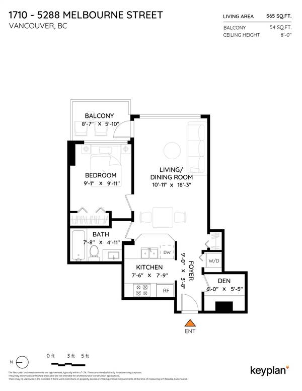 5288 Melbourne ST #1710, Vancouver, BC V5R 6E6