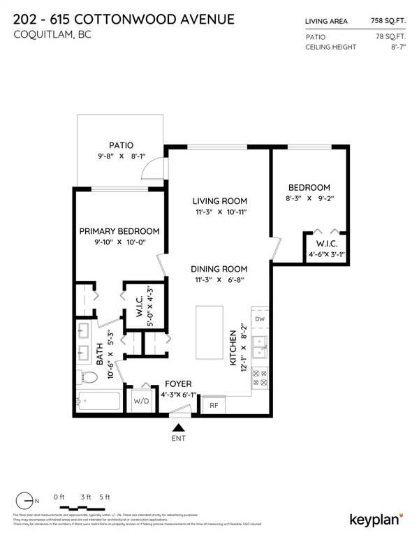 615 Cottonwood AVE #202, Coquitlam, BC V3J 2S5