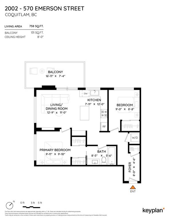570 Emerson ST #2002, Coquitlam, BC V3J 0G3