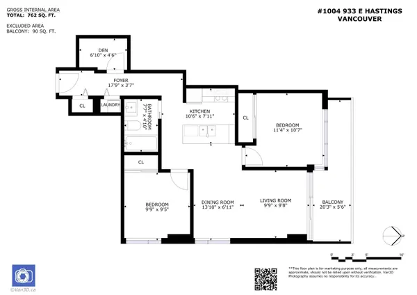 933 E Hastings ST #1004, Vancouver, BC V6A 0G6