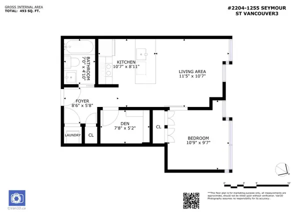 1255 Seymour ST #2204, Vancouver, BC V6B 0H1