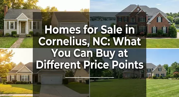 Homes for Sale in Cornelius, NC: What You Can Buy at Different Price Points