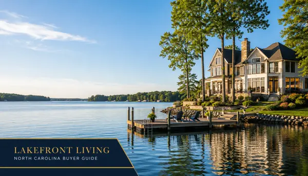 feature image of Lakefront Homes for Sale in NC: What to Verify Before You Buy