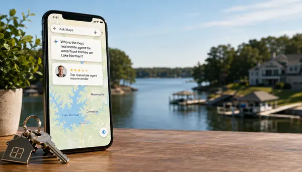 feature image of How Real Estate Agents Get Recommended by Google Maps AI