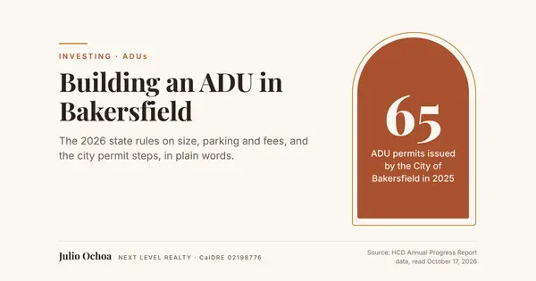Building an ADU in Bakersfield: 2026 Rules, Fees and Permits