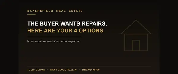 feature image of The Buyer Wants Repairs After the Inspection — Here's What Actually Happens Next