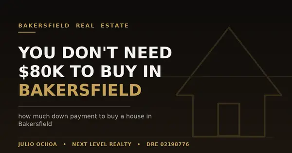 How Much Down Payment Do You Actually Need to Buy a House in Bakersfield?