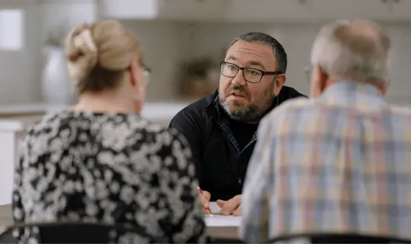 Erik learning from clients about their needs