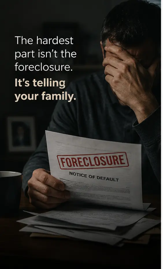 How to Tell Your Family You're in Foreclosure by Richard L Stewart Associate Broker REAL Broker LLC 