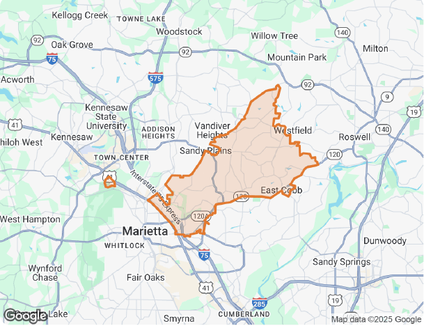 Marietta 30062 homes East Cobb neighborhood