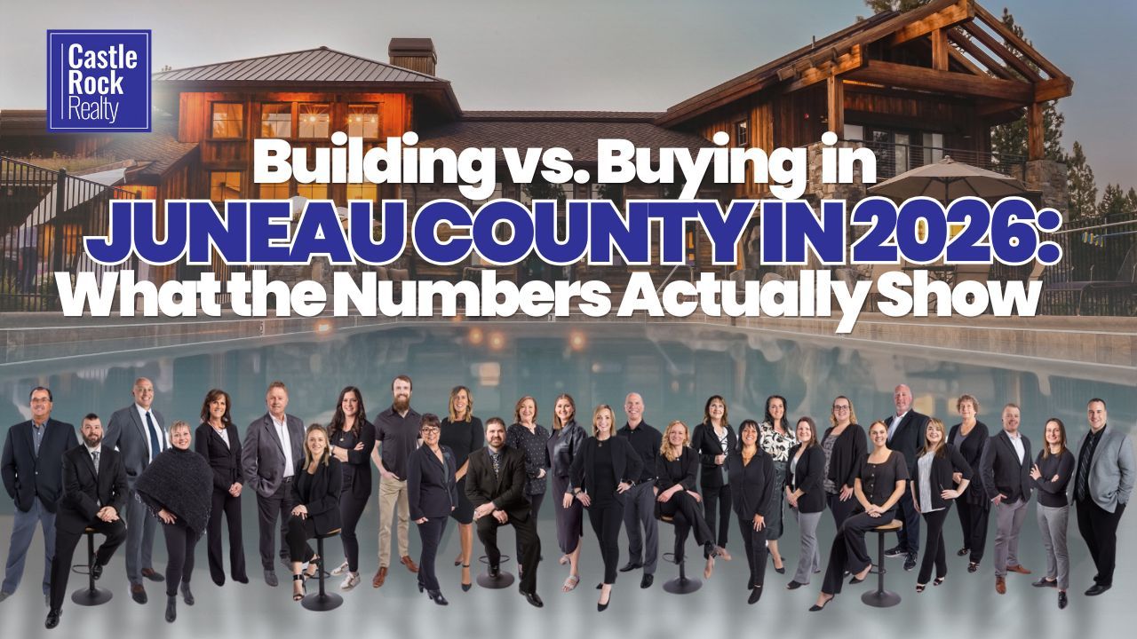 New home construction in Juneau County Wisconsin — building vs buying comparison 2026