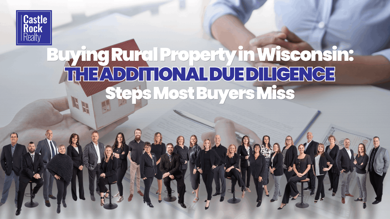 Rural property for sale in Juneau County Wisconsin — due diligence checklist well septic MFL wetland access