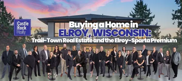 feature image of Buying a Home in Elroy, Wisconsin: Trail-Town Real Estate and the Elroy-Sparta Premium