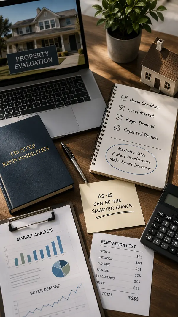 Should You Renovate a Trust Property Before Selling?