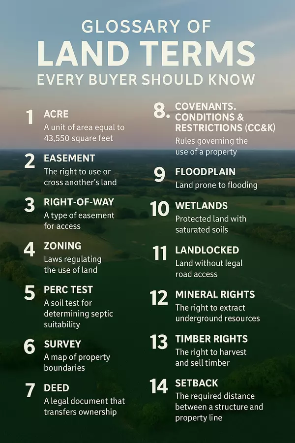 Glossary of Land Terms Every Buyer Should Know