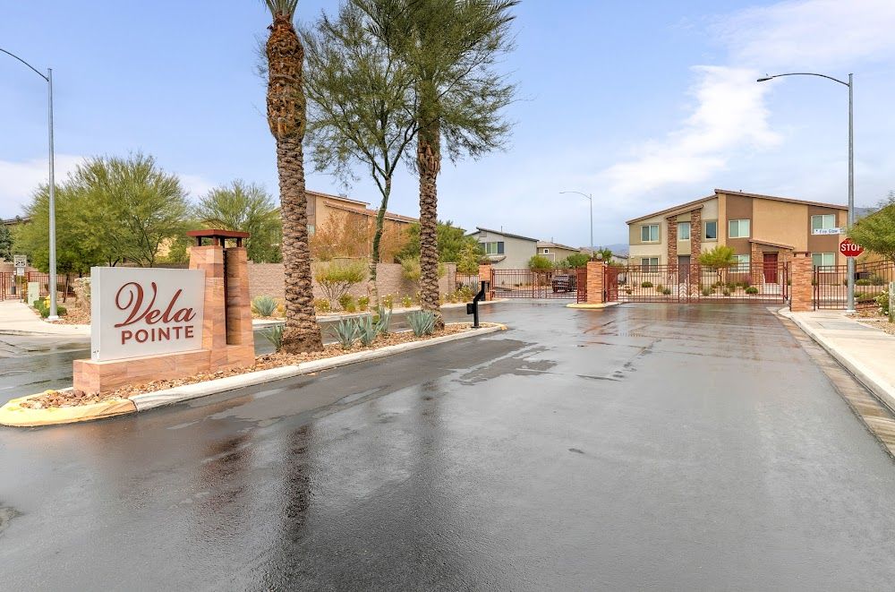 Exterior of a Las Vegas valley single-family home