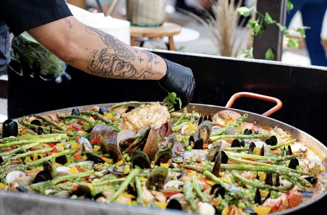 Paella preparation of Los Cabos Culinary Scene Shines at 2025 Paella Festival