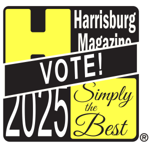 Harrisburg Magazine Simply the Best 2025 logo for voting TeamPete as top real estate agency