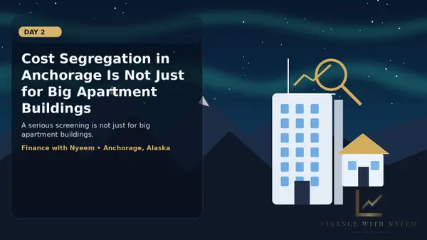 Cost Segregation in Anchorage Is Not Just for Big Apartment Buildings