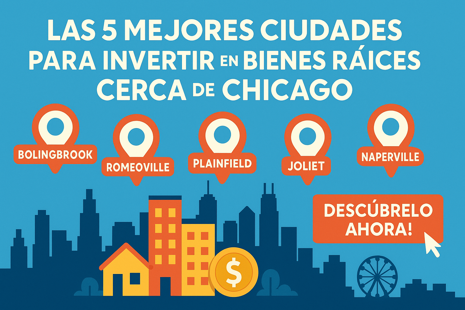 Las 5 Mejores Ciudades Para Invertir en Bienes Raíces Cerca de Chicago