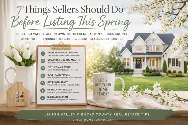 7 Things Sellers Should Do Before Listing a Home This Spring in the Greater Lehigh Valley & Bucks County