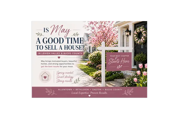 Is May a Good Time to Sell a House in Bucks County or Lehigh Valley?,Erica Rittenhouse