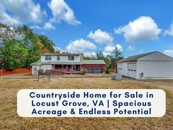 Countryside Home for Sale in Locust Grove, VA | Spacious Acreage & Endless Potential