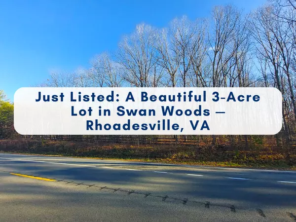 Just Listed: A Beautiful 3-Acre Lot in Swan Woods — Your Chance to Build Your Dream Home Near Locust Grove, Culpeper & Fredericksburg