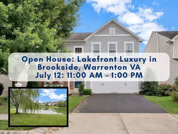 Discover a rare lakefront home in Brookside, Warrenton, VA 3308 Boathouse Rd