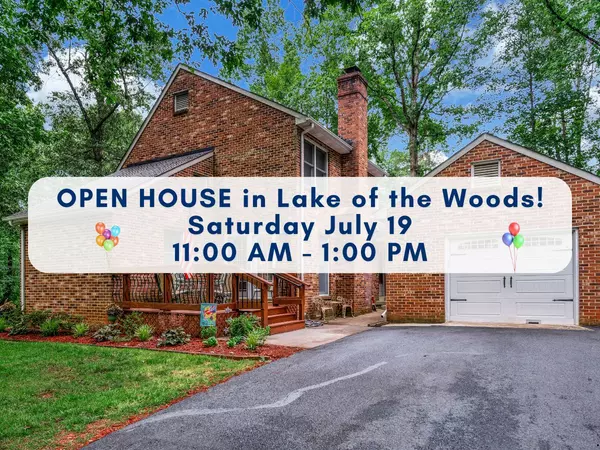 Join us for an open house in Lake of the Woods this Saturday, July 19th from 11AM–1PM!