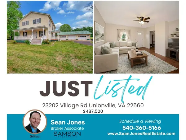 Just Listed: 23202 Village Rd Unionville, VA By Sean Jones