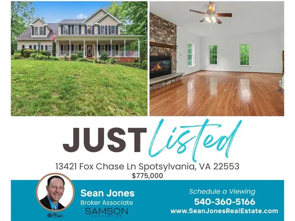 Just Listed: Fox Chase: 13421 Fox Chase Ln, Spotsylvania, VA by Sean Jones