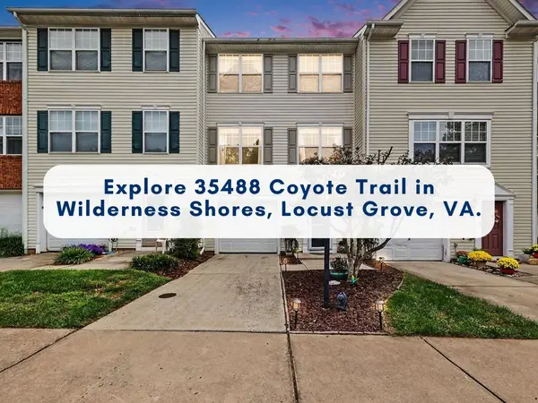 Just Listed: 35488 Coyote Trail | Wilderness Shores Townhouse in Locust Grove, VA by Sean Jones