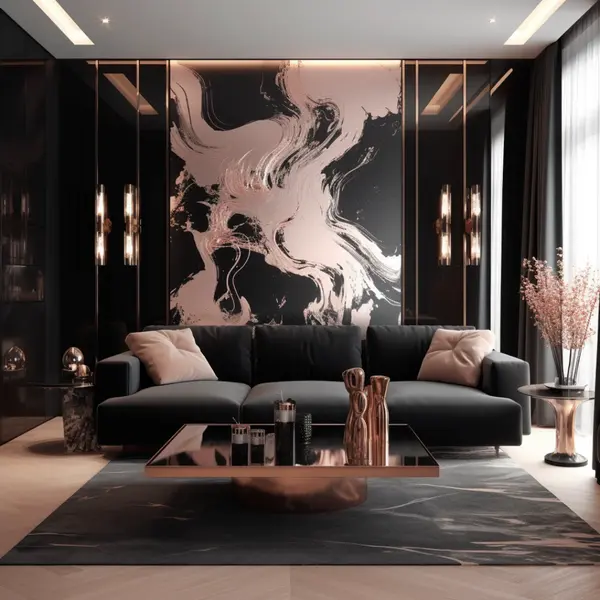 Rose Gold Pic 2 - Couch