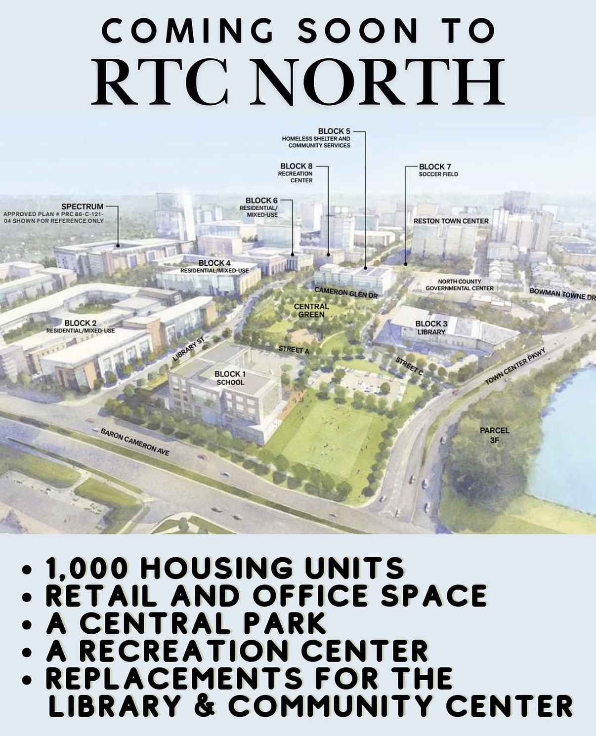 Rendering of the planned RTC North neighborhood