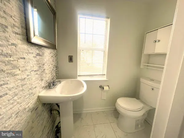 Updated half bath on main level