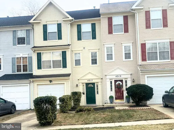 Front exterior  4317 Stockport Way in Upper Marlboro MD with attached garage.