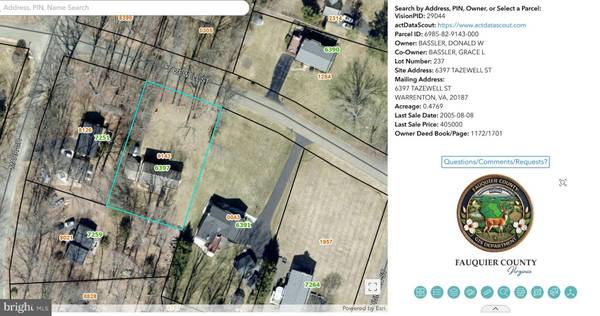 6397 TAZEWELL ST, Warrenton, VA 20187