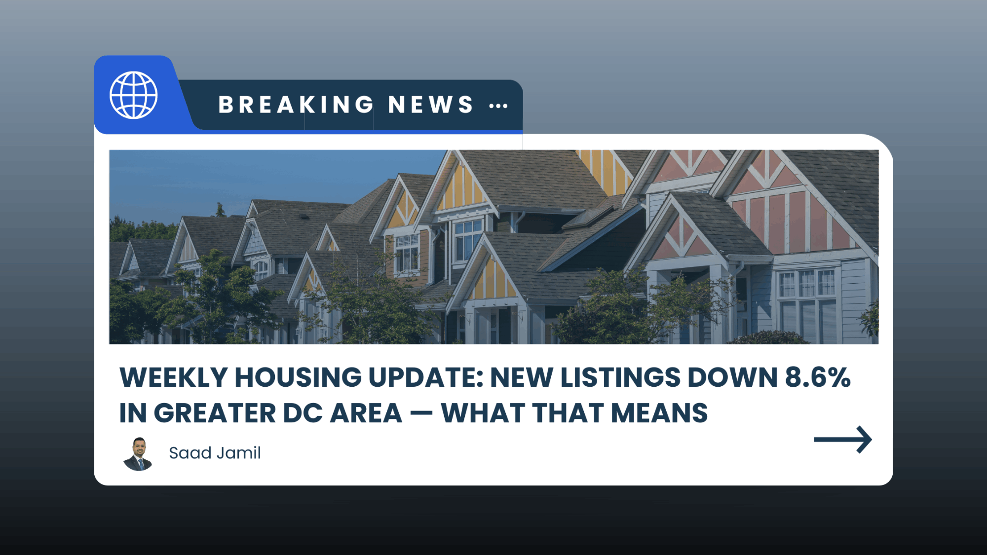 Housing market update Greater DC