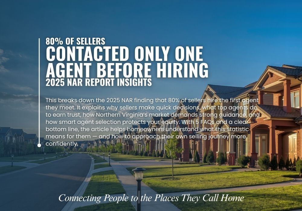 The 2025 NAR Report: 80% of Sellers Hire the First Agent They Meet – explore the insights.