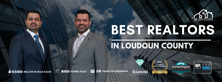 Saad and Arslan Jamil, top realtors in Loudoun County VA, providing expert guidance for buying and selling homes in Northern Virginia