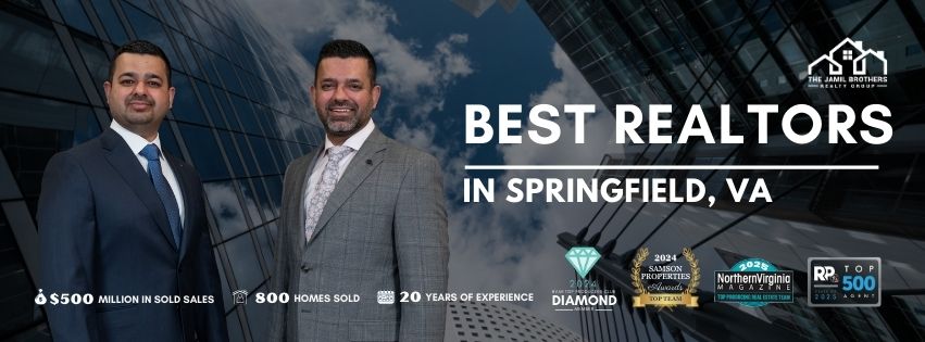 Saad and Arslan Jamil, top realtors in Springfield, Fairfax County, providing expert guidance for buying and selling homes in Northern Virginia