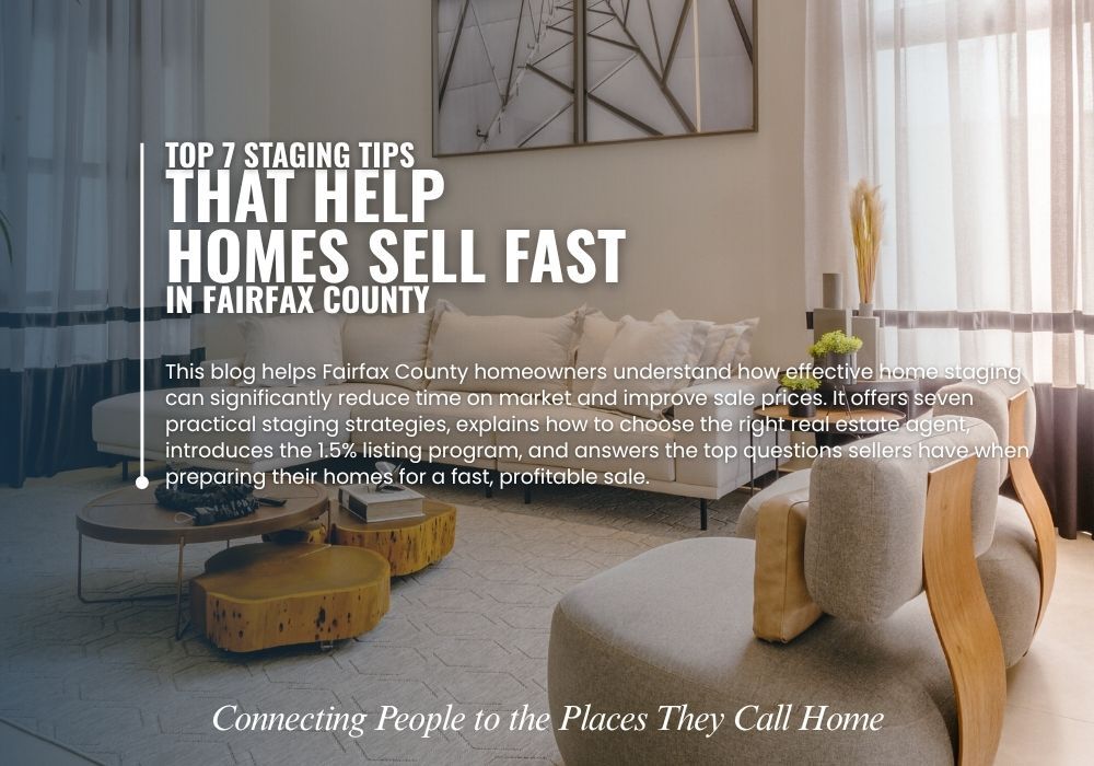 Staging Your Home in Fairfax County VA &ndash; sell smart with 1.5%.