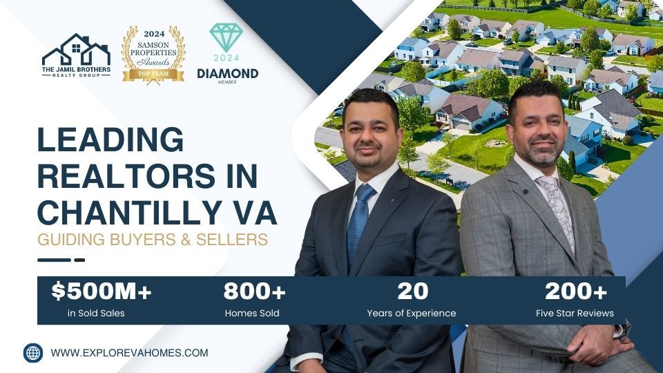 Beautiful Chantilly VA home represented by top realtors Jamil Brothers Realty Group