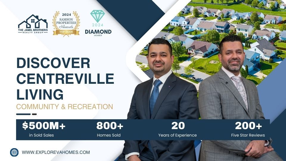 Centreville Virginia aerial view 2025